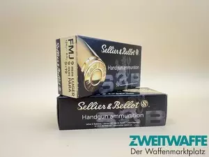 Sellier & Bellot 9mm Luger 124grs Munition 1000 Stk.