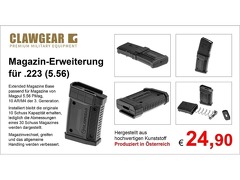 Clawgear Magazin-Erweiterung für .223 (5.56)