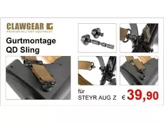 Clawgear Gurtmontage QD SLing für Steyr AUG Z NEU