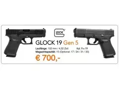 GLOCK 19 Gen 5 9x19 NEUWARE