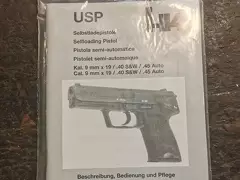 USP 9mm, zwei 18 Schuß Magazine, Jet-funnel, so gut wie neu - 6