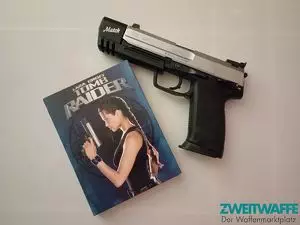 HK USP Match Lara Croft Pistole