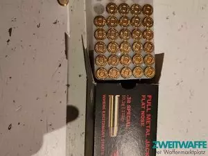 Konvolut von .38 Special Munition - 180 Schuss - 6