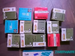 Munition unter. Hersteller 7,65 mm 360 Stück